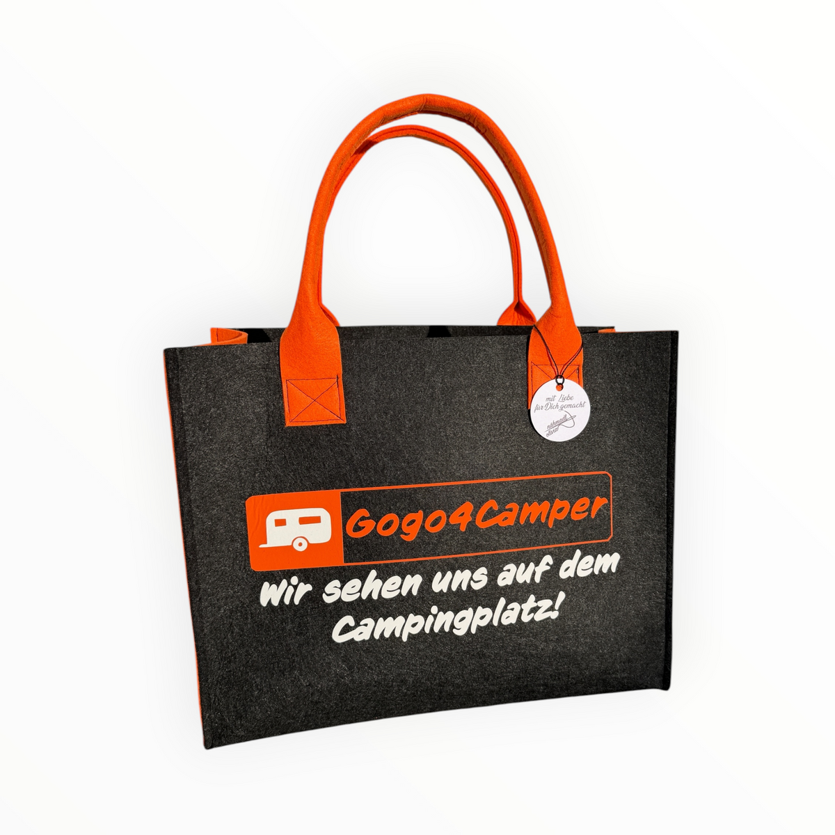 Gogo4Camper Filztasche – „Wir sehen uns auf dem Campingplatz!“ | 2. Edition