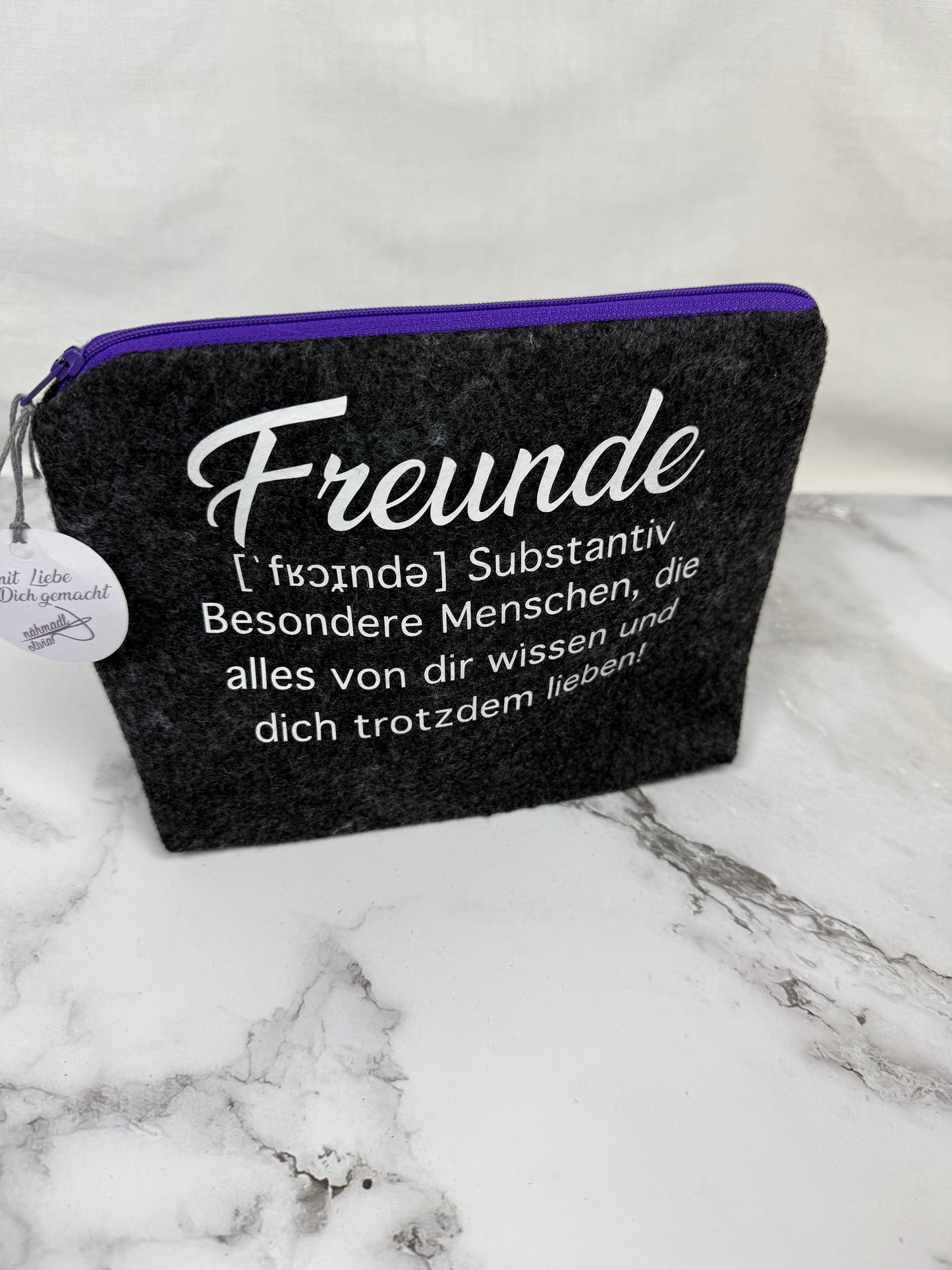 Handgemachte Kosmetiktaschen "Freunde"