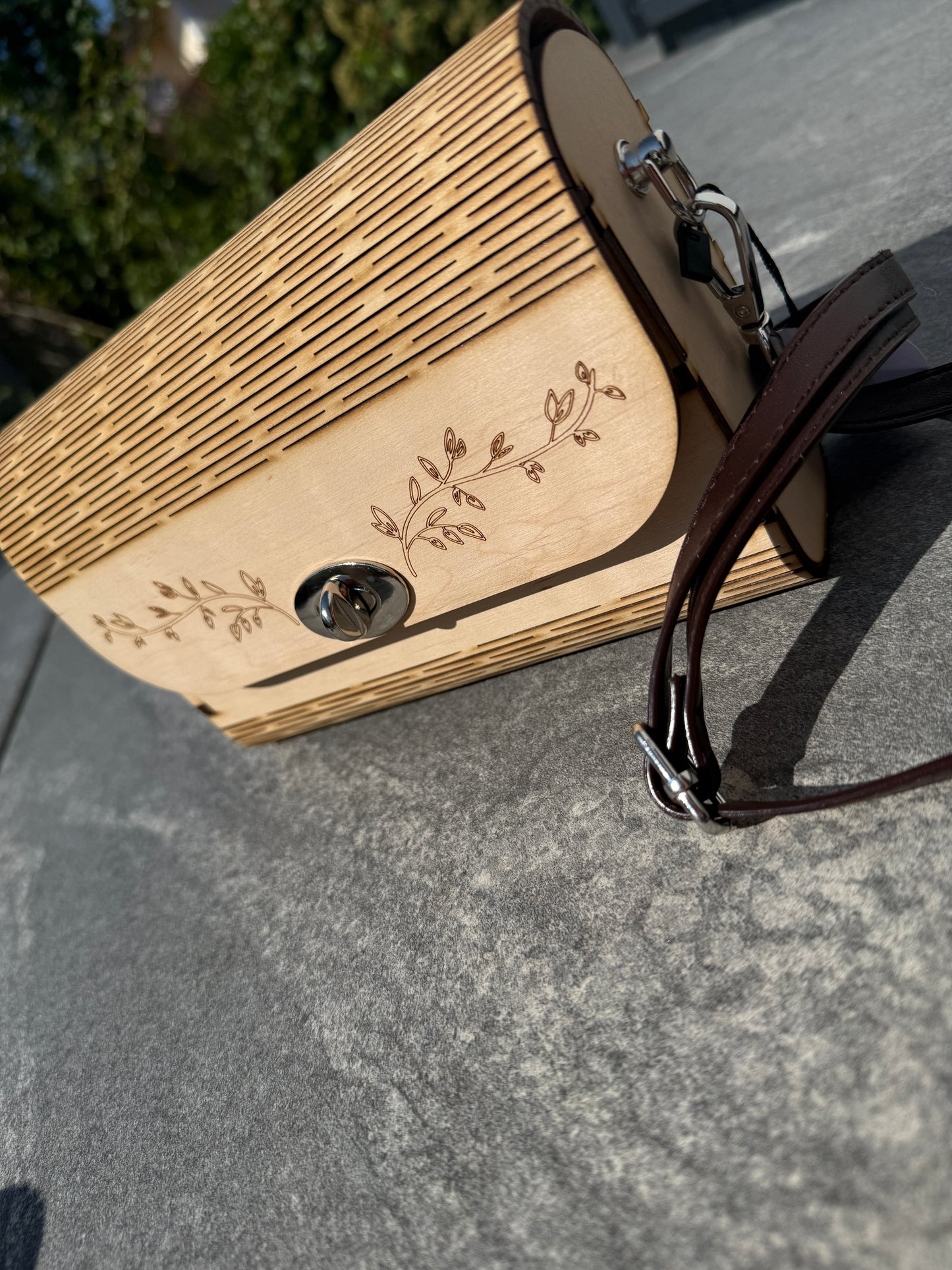 Einzigartige Holztasche – Natürlich, Stilvoll & Handgemacht