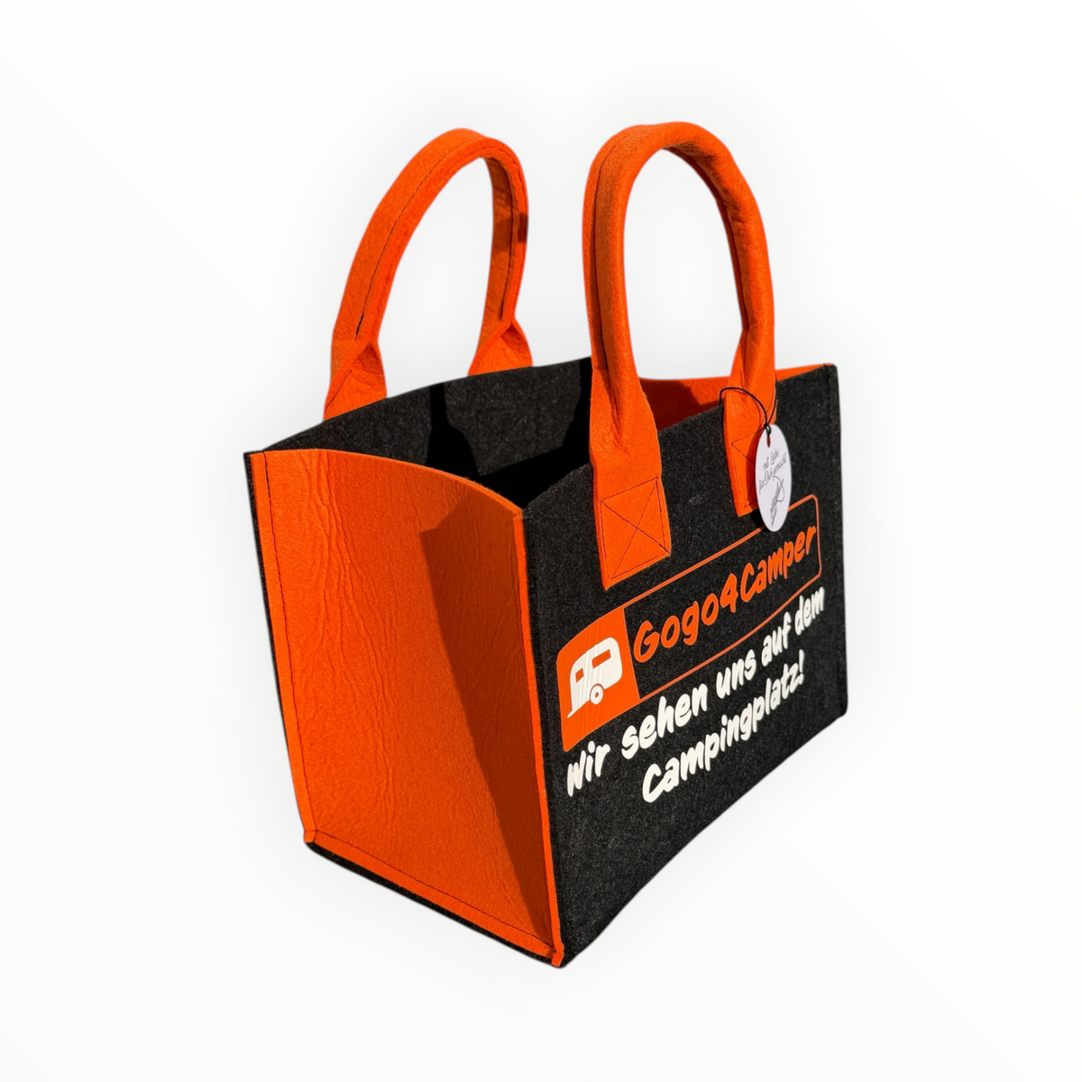 Gogo4Camper Kids Filztasche – „Wir sehen uns auf dem Campingplatz!“ | 2. Edition