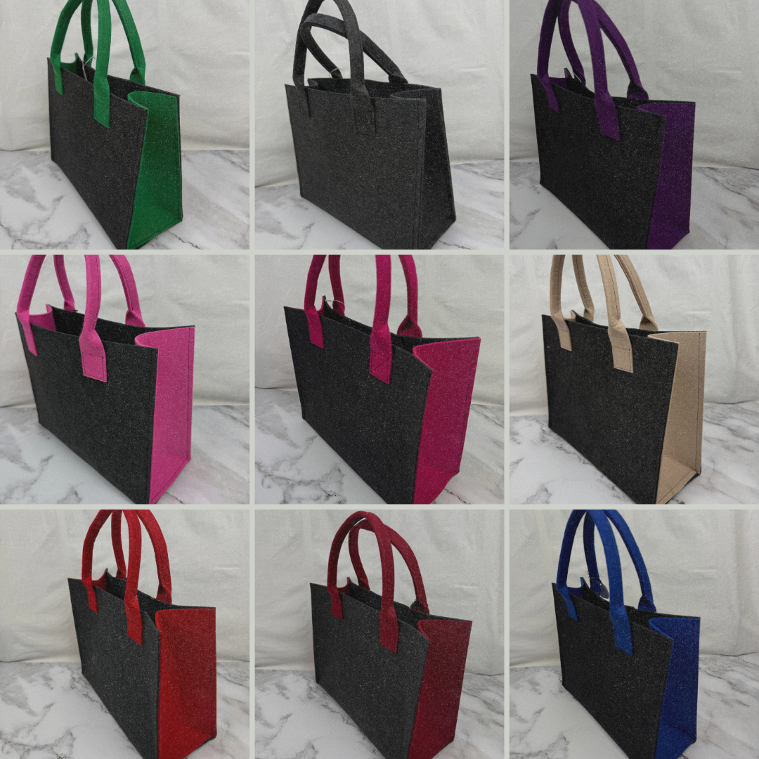 Handgefertigte  Filztasche "Sag einfach Prinzessin zu mir"